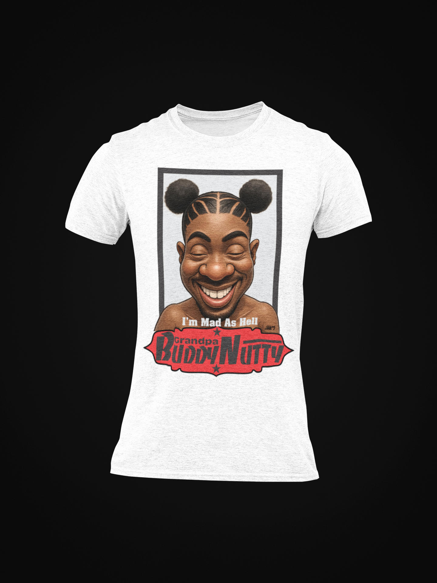 521-BuddyNutty T-Shirt (W hite)