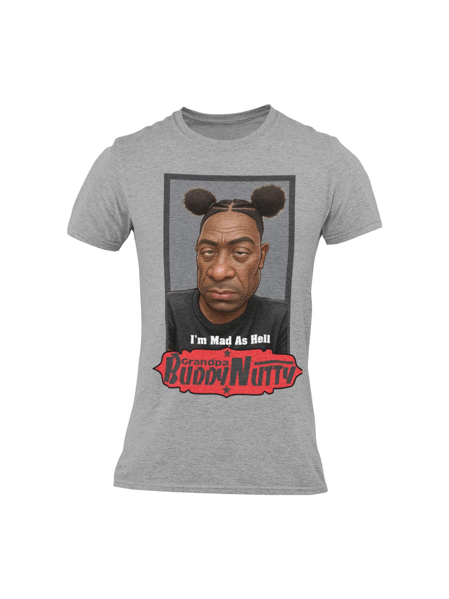536-BuddyNutty T-Shirt (Grey)