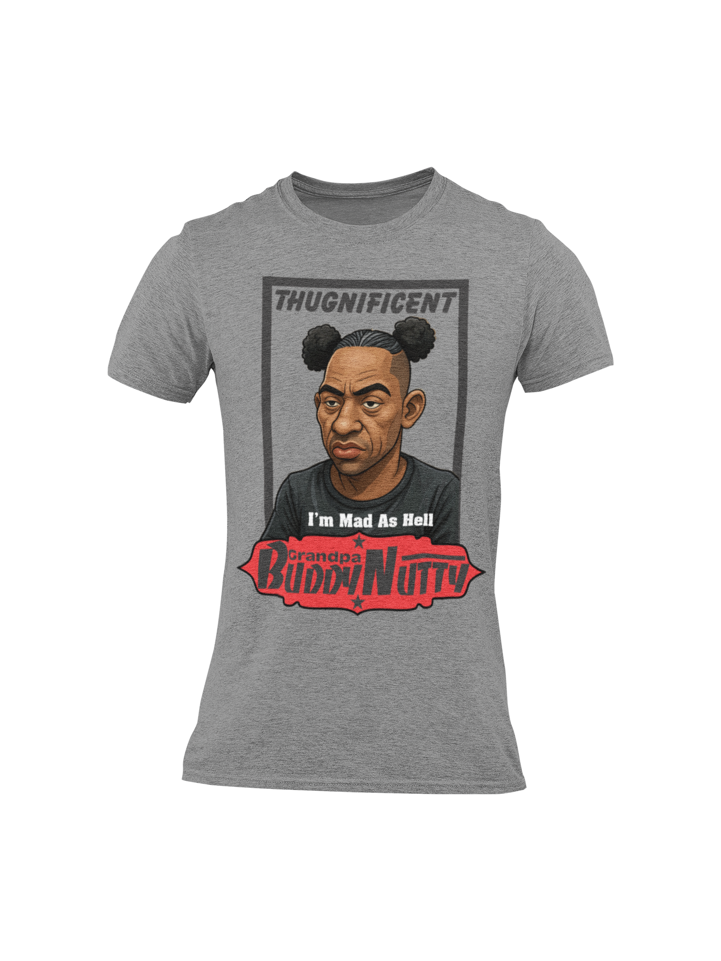 544-BuddyNutty T-Shirt (Grey)